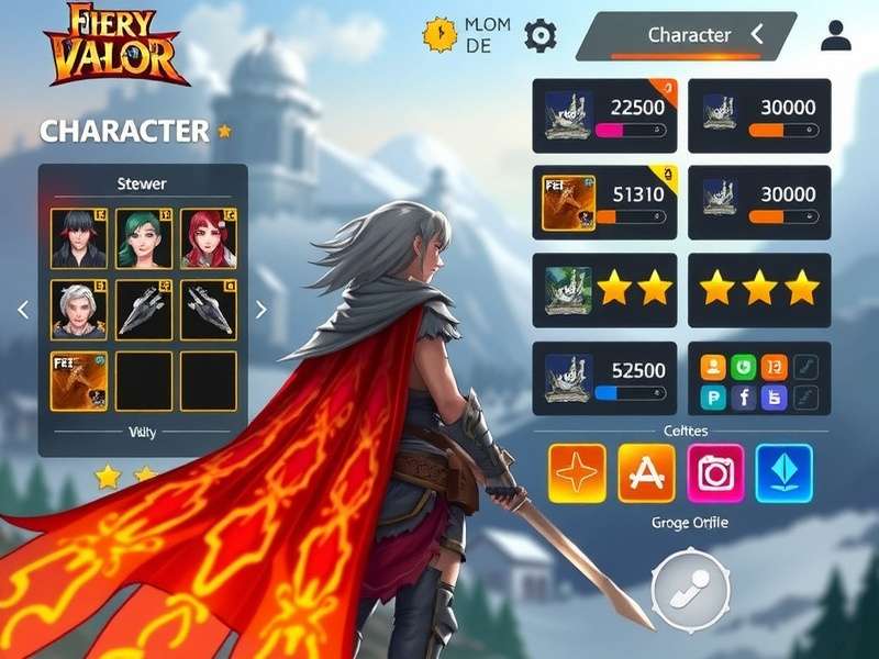 Fiery Warrior Valor Character Customization