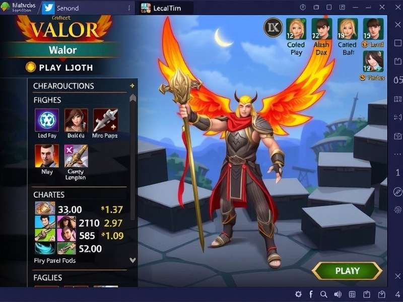 Fiery Warrior Valor Gameplay Screenshot